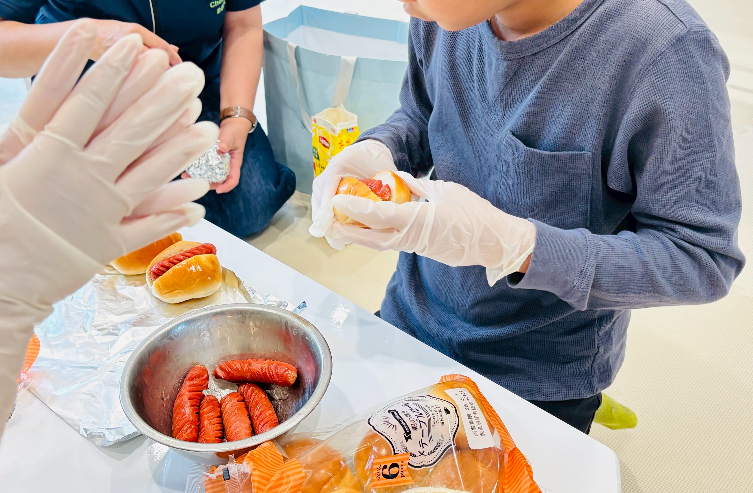 調理レクの様子